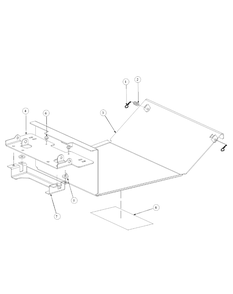 Floor Panel Assembly Diagram and Parts List for M48-HN 53AB5E6V750-20-HP Cub Cadet Lawn Tractor